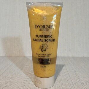 D'OR24K Prestige Turmeric Facial Scrub Revitalizing Clarifying ParabenFree 120ml